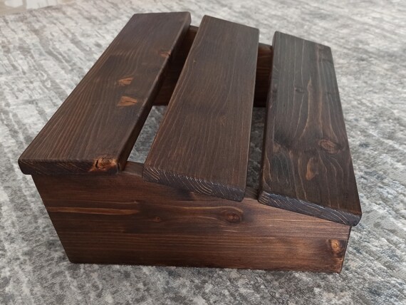 Foot Rest for Under Desk at Work Under Desk Footrest Wooden Foot Stool  Under Desk Slanted