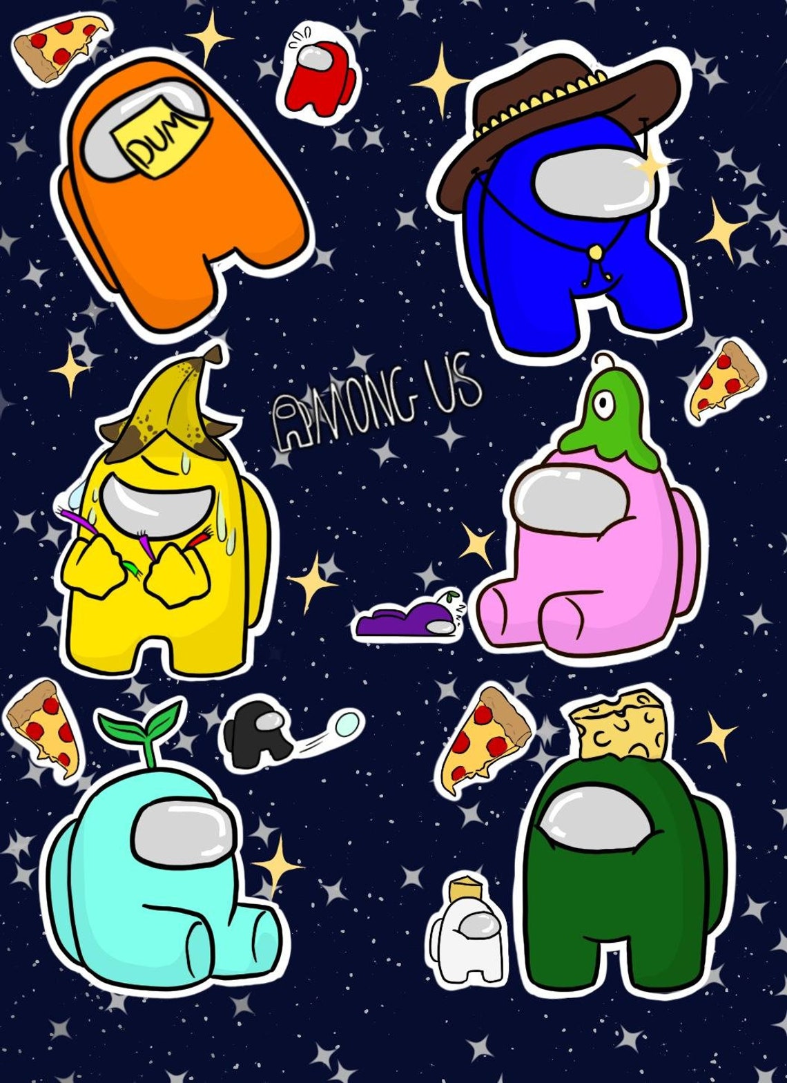 Among Us Sticker Sheet Etsy