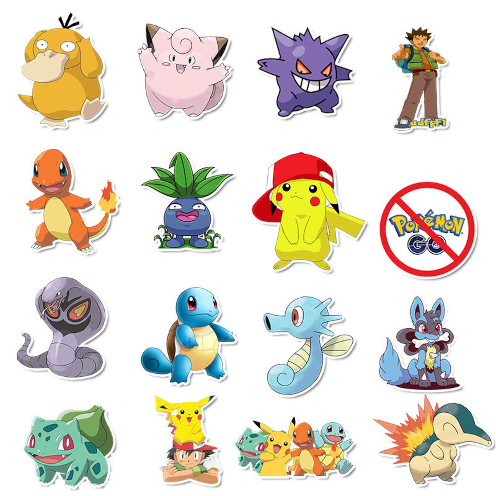 Adesivi Pokemon Confezione da 50 | Etsy