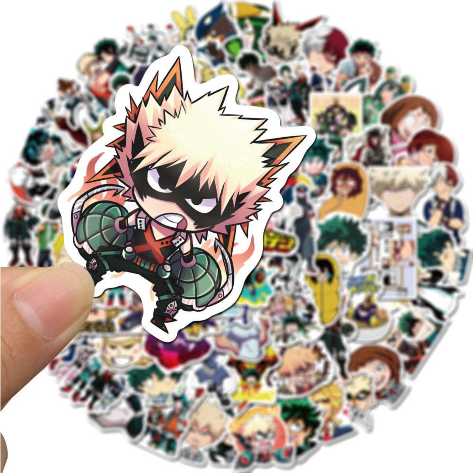 My Hero Academia Stickers Pack of 50 | Etsy
