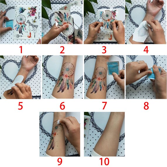 DaLin Extra Large Temporary Tattoos Full Arm and Half Arm Tattoo Sleeves  for Men Women 20 Sheets 