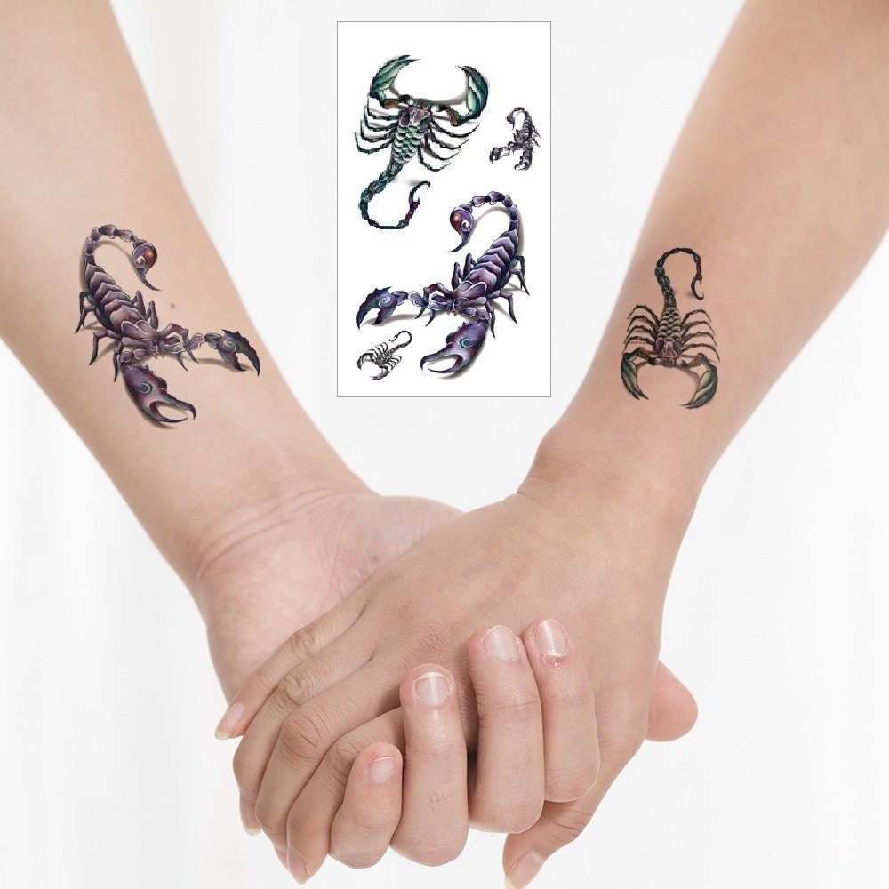 Scorpion Tattoo - Etsy UK Scorpion Tattoo - Etsy UK