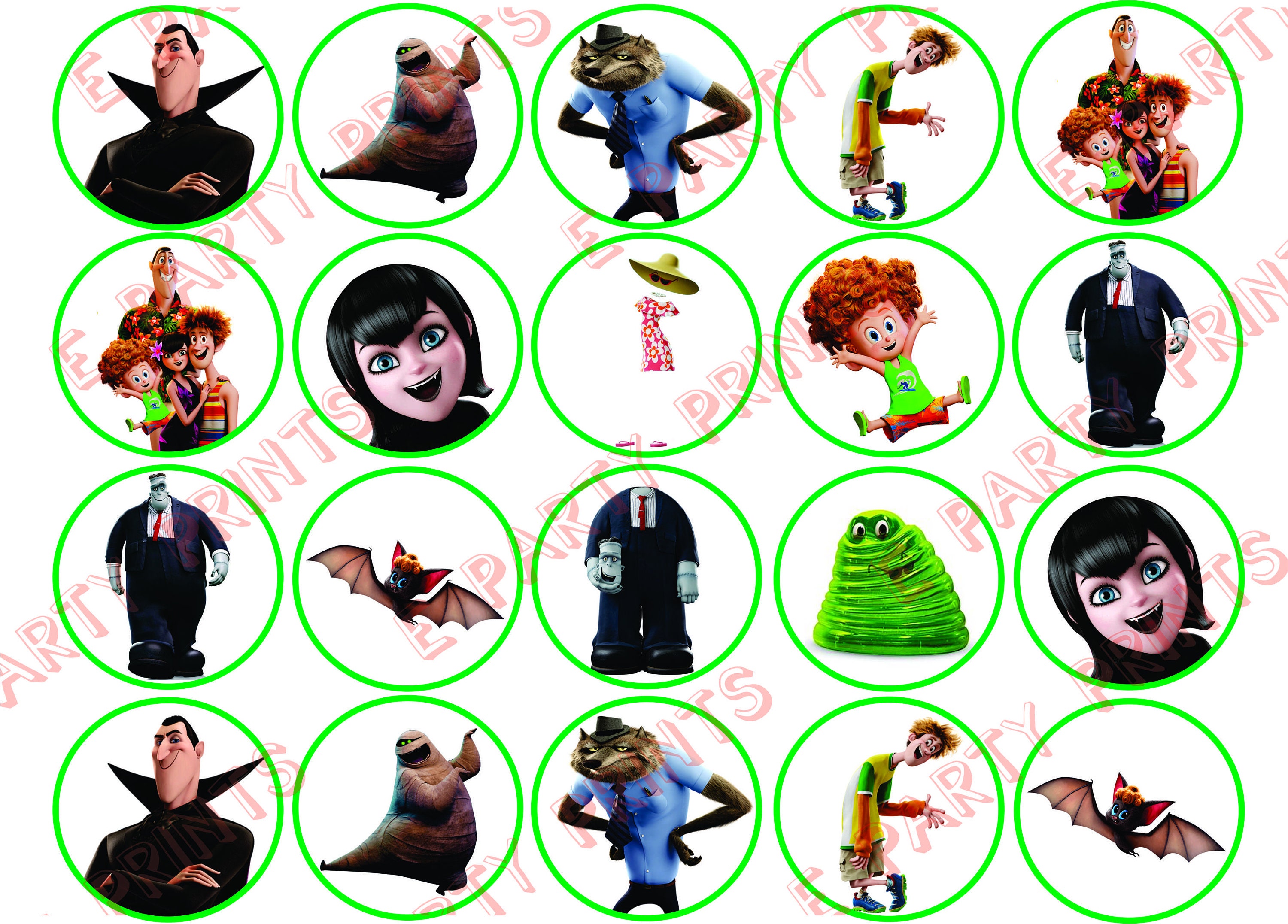 Hotel Transylvania. Cup Cake Topper. - Etsy