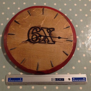 Oak 6X clock