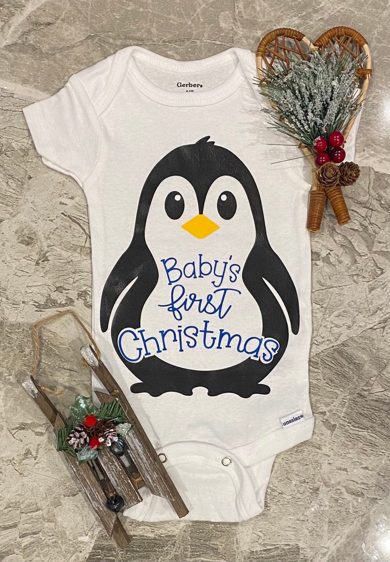 penguin onesie baby