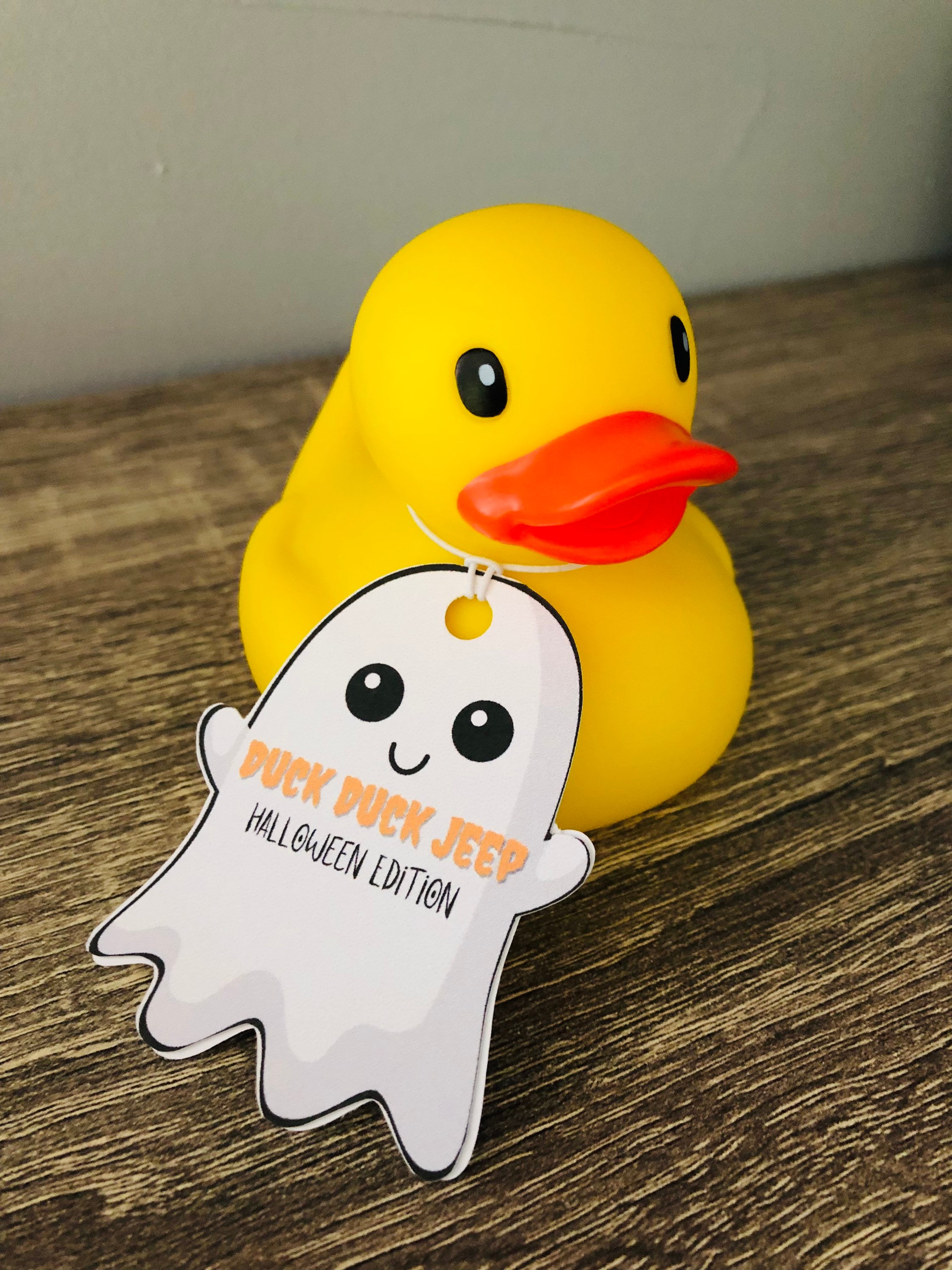 Halloween Duck duck tags/ ducking tags/ elastic ties included Etsy