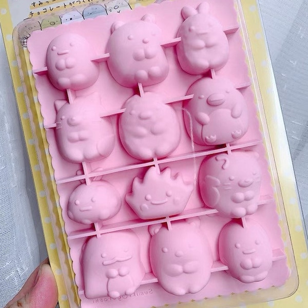 Sumikko Gurashi すみっコぐらし ice mold cake mold chocolate mold cartoon baby shower gifts lunch box bento box favours kids party favour