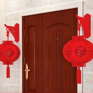 1 paio di decorazioni da parete doppia felicità decorazioni per matrimoni sposi decorazioni cinesi doppia felicità da appendere