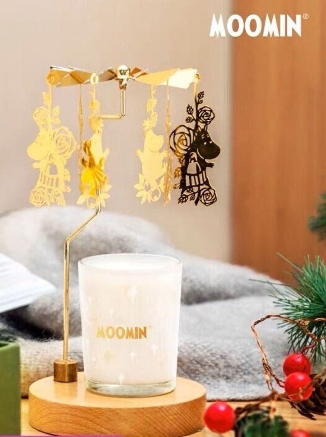 Moomin Spinning Candle Holder Carousel Candle Holder Party Etsy