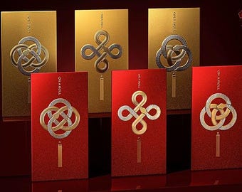 Year of the Snake Red Money Packet, Contemporary CNY Set