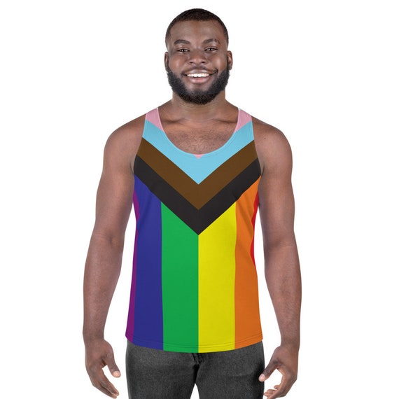 Pride progress Unisex Tank Top