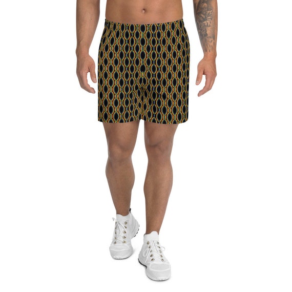 Rainbow link Men's Athletic Long Shorts