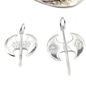 Handmade Silver 925 Minoan Double Axe Labrys Pendant