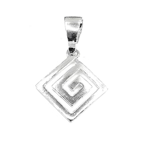Handmade Greek Key Silver 925 Pendant