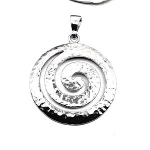 Handmade Ancient Greek Spiral Silver 925 Pendant