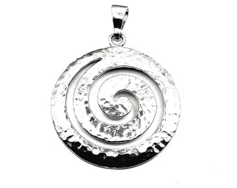 Handmade Ancient Greek Spiral Silver 925 Pendant
