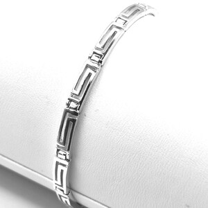 Orecchini A Perno Argento 18K Grecia – Disco Greca Antica Diametro 10mm