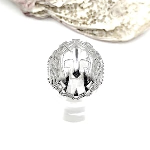 Handmade Sterling Silver 925 Ancient Greek Spartan Warrior Helmet Ring