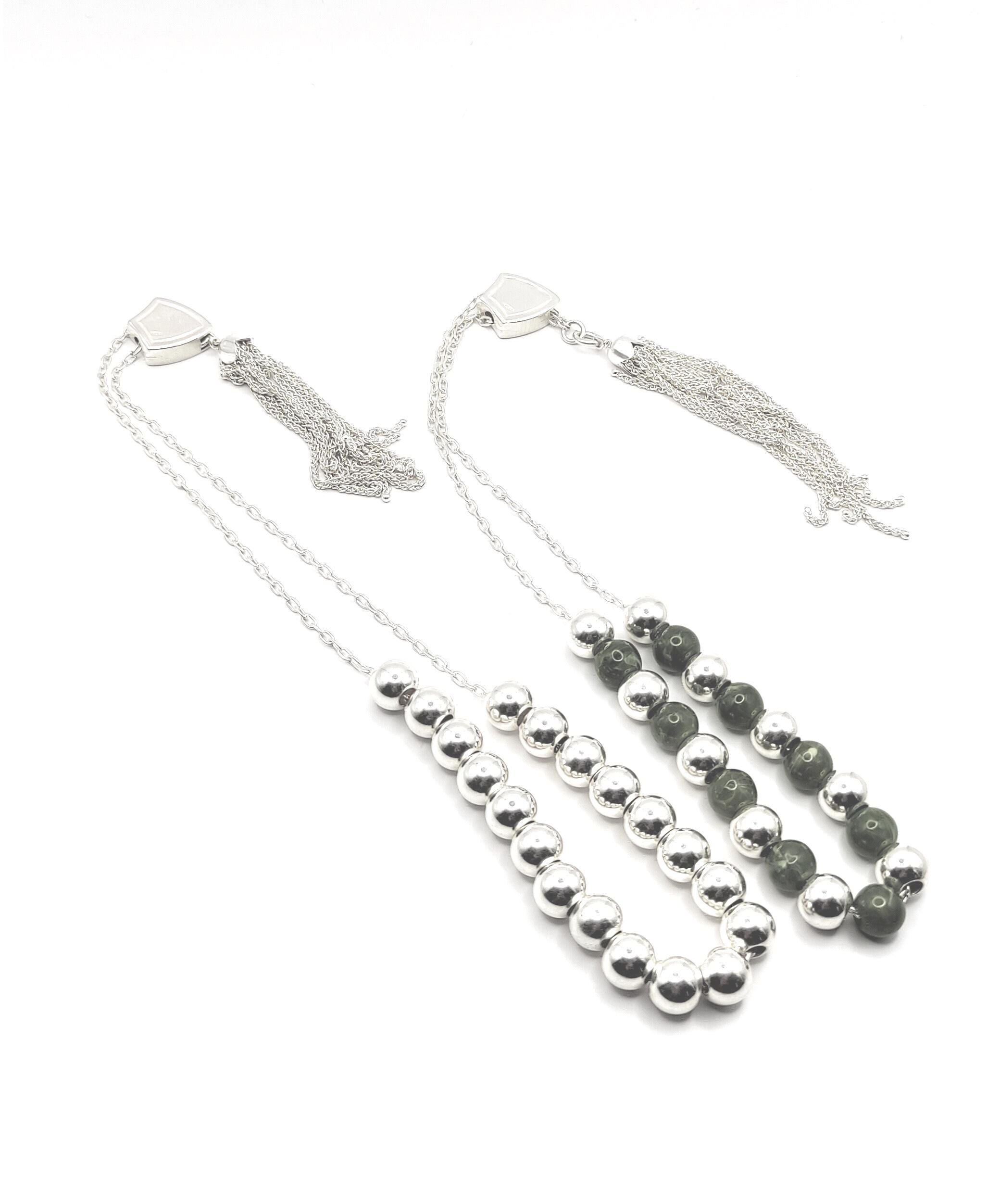 Handmade Greek Silver Worry Beads (kompoloi) With Jade - Etsy