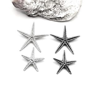 Greek Starfish Silver Pendant in Handmade