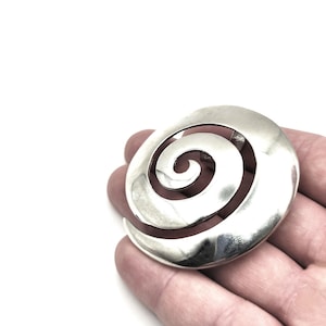 Handmade Greek Spiral Silver Pendant