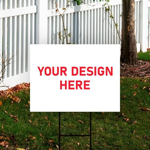 Custom Yard Sign Etsy