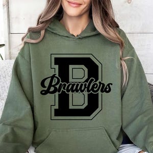 Custom School Mascot Hoodie, School Spirit Shirt, Personalized School Shirt, Personalized Mascot Tee, Unisex Team Fans Shirt, Teacher Gift