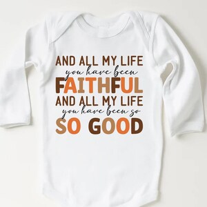 Psalm Bible Quote Baby Bodysuit, Baby Shirt, Toddler Sweatshirt - Boho Christian Outfit, Religious Baby Gift, Faith-Based Boho Style