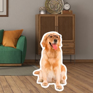 Découpes personnalisées pour animaux de compagnie en coroplast grandeur nature de n'importe quelle photographie, découpes personnalisées pour animaux de compagnie, idéales pour les fêtes d'anniversaire et les événements spéciaux.