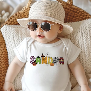 Custom Kids Halloween Name Shirt, Toddler Spooky Tee, Kindergarten Halloween Shirt With Name, Personalized Unisex Shirt, Halloween Gifts