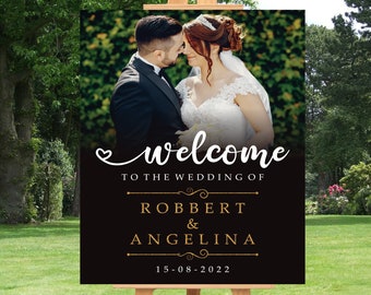 Custom Wedding Foam Board Poster Sign, Wedding & Event Custom Printing Foamcore Sign, Welcome Sign, Announcement Sign, Personalized Foamcore