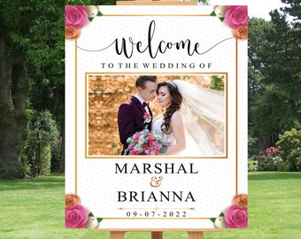 Custom Wedding Foam Board Poster Sign, Wedding & Event Custom Printing Foamcore Sign, Welcome Sign, Announcement Sign, Personalized Foamcore