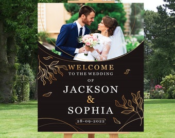Custom Wedding Foam Board Poster Sign, Wedding & Event Custom Printing Foamcore Sign, Welcome Sign, Announcement Sign, Personalized Foamcore