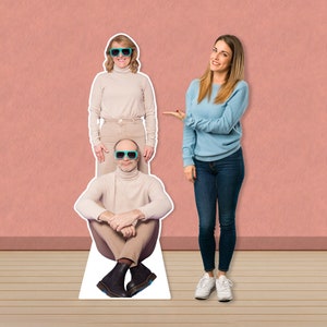 Découpes personnalisées en coroplaste grandeur nature de n'importe quelle photo, voyageur debout personnalisé, modèle debout grandeur nature idéal pour les fêtes et les événements spéciaux