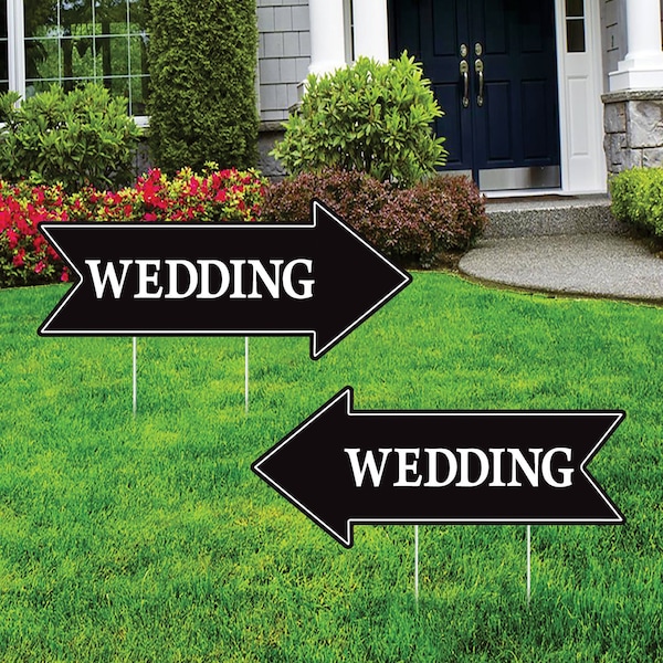 Wedding Yard Signs Etsy