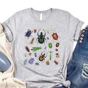 Goblincore Shirt, Insect Lover Shirt, Entomologist Shirt, Botanical Bug Lover Shirt, Entomology Shirt, Unisex Nature Cottagecore Shirt