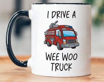 Personalized Firefighter Mug - Unique Funny Gift for Firefighter Graduation, Retirement, Appreciation | Hilarious Fire Department Coffee Cup