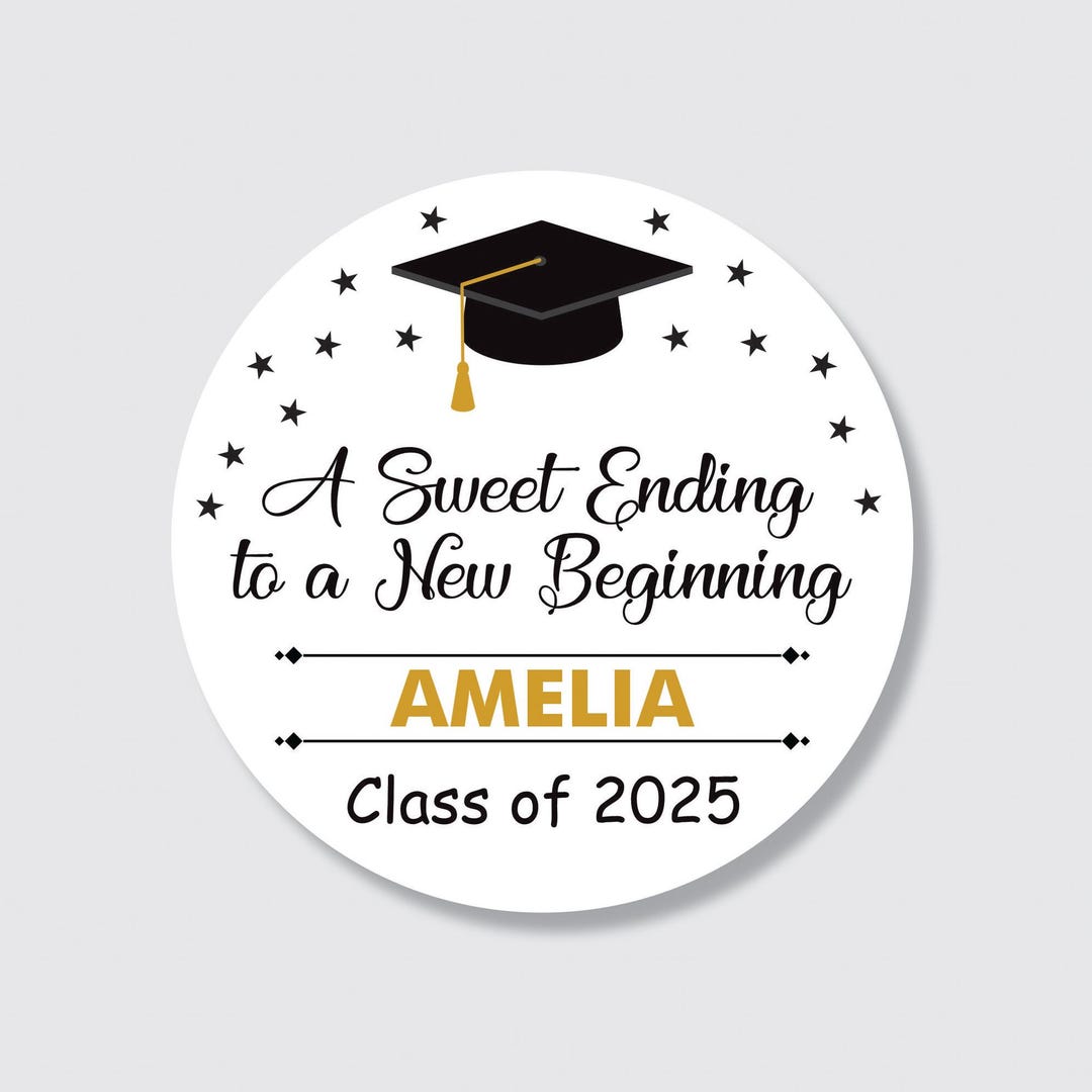 120 X Graduation Sticker, Graduation Celebration, Invitation Sticker