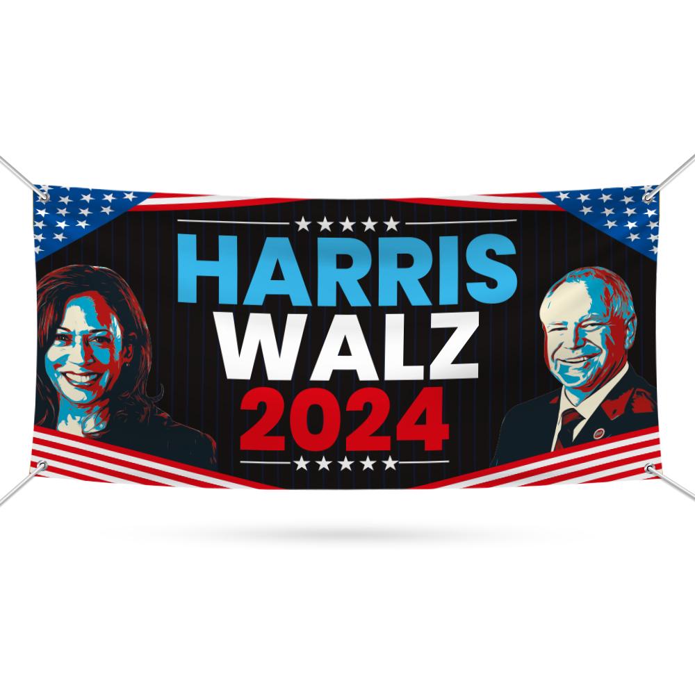 Discover Harris Walz 2024 Banner Sign, Kamala Harris For President 2024 Banner OP782