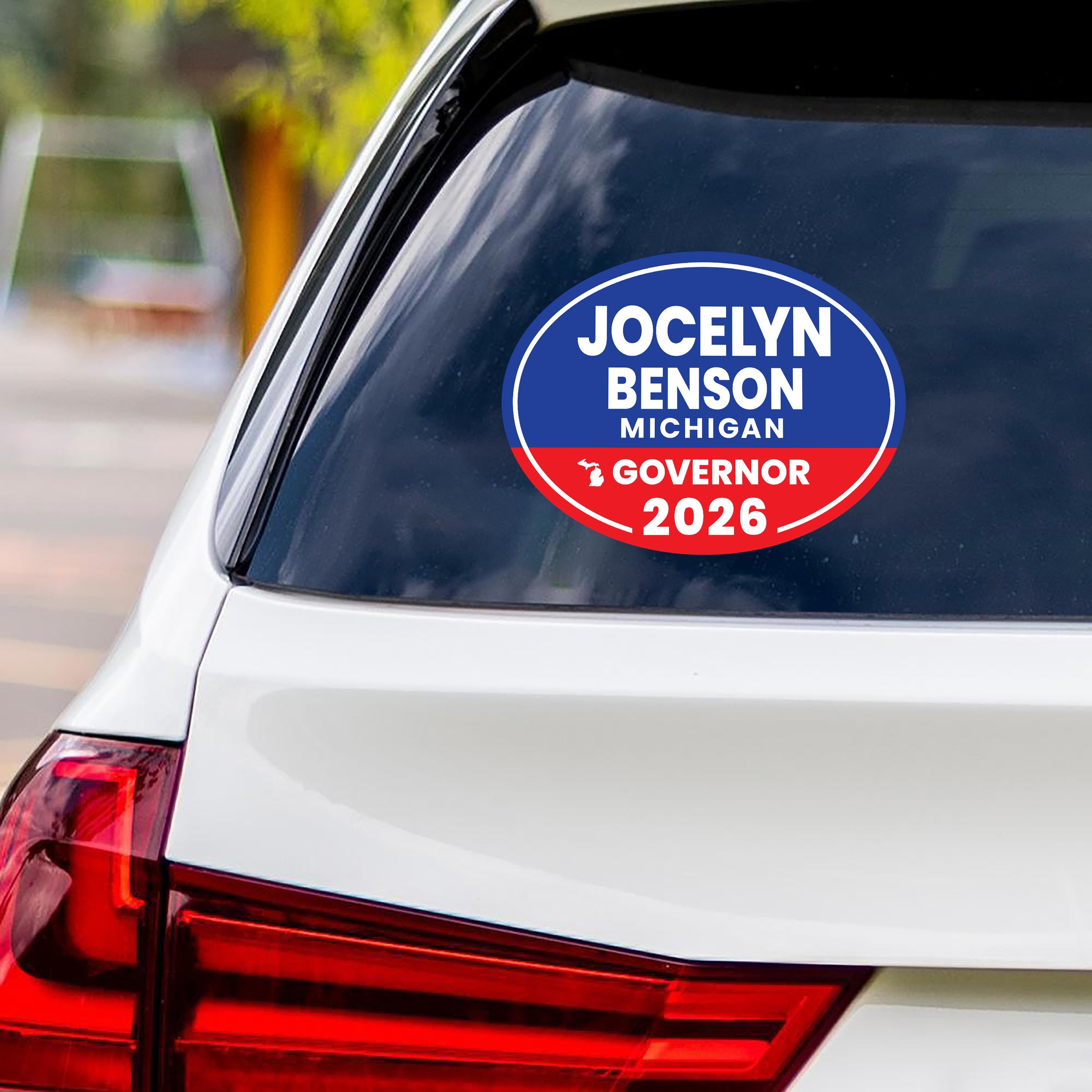 Jocelyn Benson for Michigan Governor 2026 Vinyl Sticker, Vote Jocelyn ...