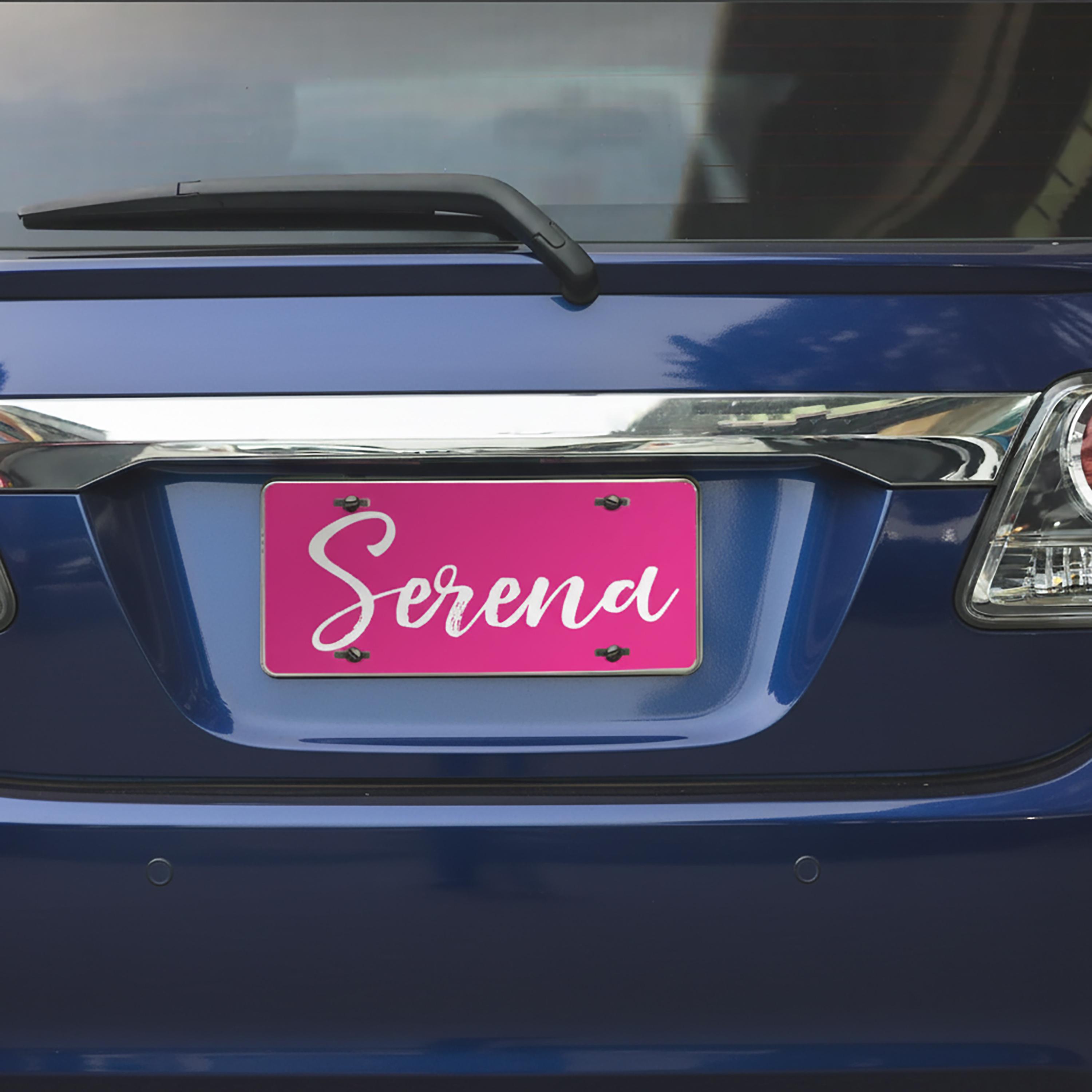 Custom Aluminum License Plate, Personalized Vanity License Plate 6x12