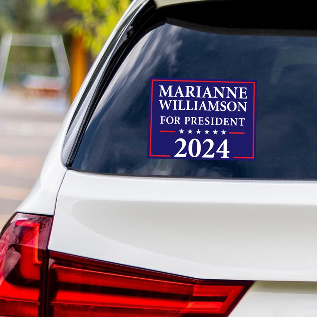 Marianne Williamson 2024 Sticker Vinyl Decal Williamson for Etsy