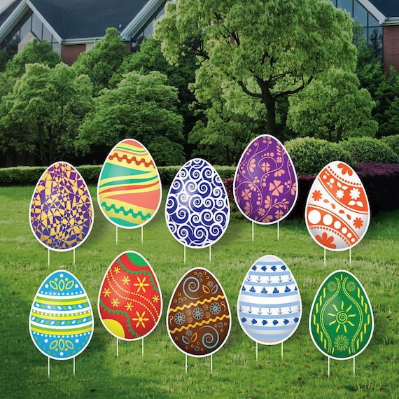 Easter Egg Yard Signs