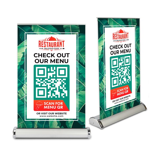 Table Top Retractable Banners - Etsy