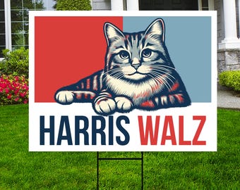 Harris Walz Yard Sign: Where to Buy and How to Display It for the Election Harris Walz 2024 Obviously Yard Sign - Coroplast Harris for President 2024 Lawn Sign, President Election Obviously Signs With Metal H-stake - Etsy