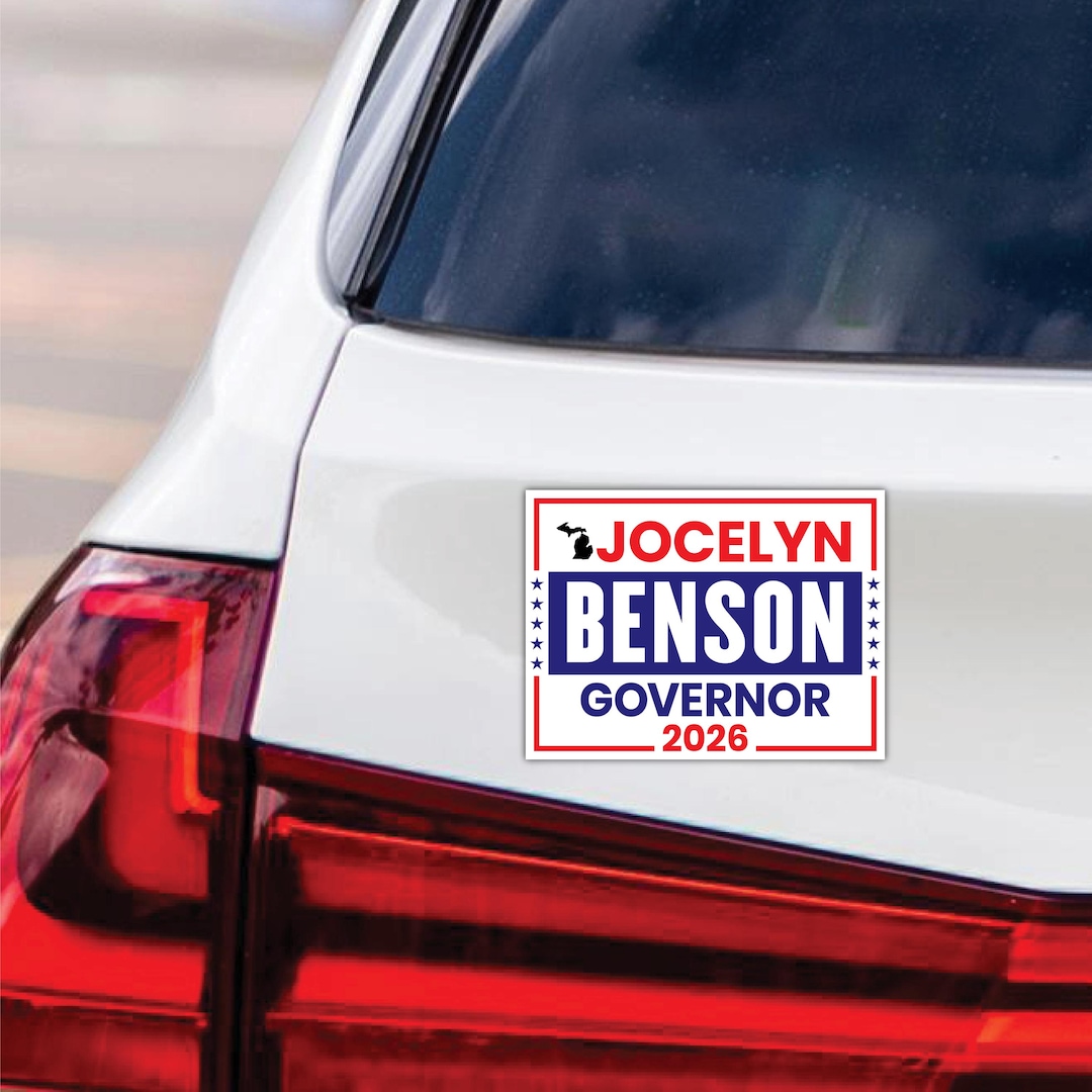 Jocelyn Benson for Michigan Governor 2026 Car Magnet - Vote Jocelyn ...