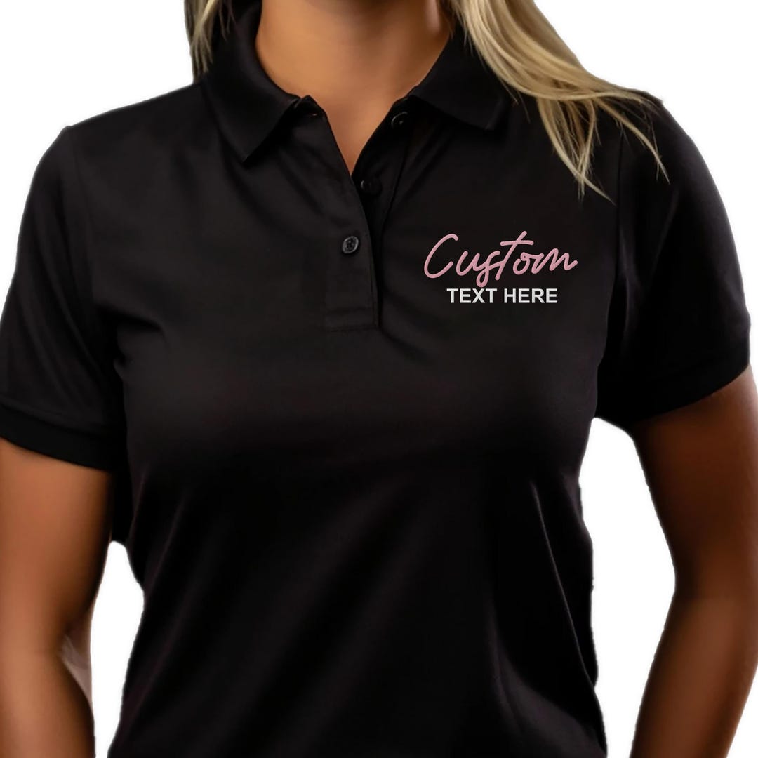 Custom Embroidered Polo Shirt for Men and Women, Personalized & Printed Polo Shirts for Bu