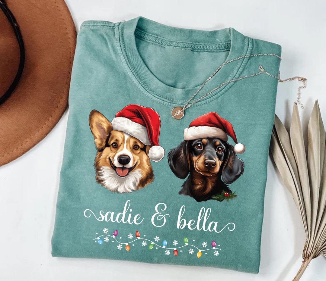 Human And Their Pet Cartoon Christmas - Personalized Custom Long Sleeve T-shirt main image 1