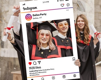 Personalized Selfie Frame, Instagram Selfie Frame, Graduations Parties, Wedding Selfie Frame, Custom Selfie Frame, Photo Booth Prop Weddings