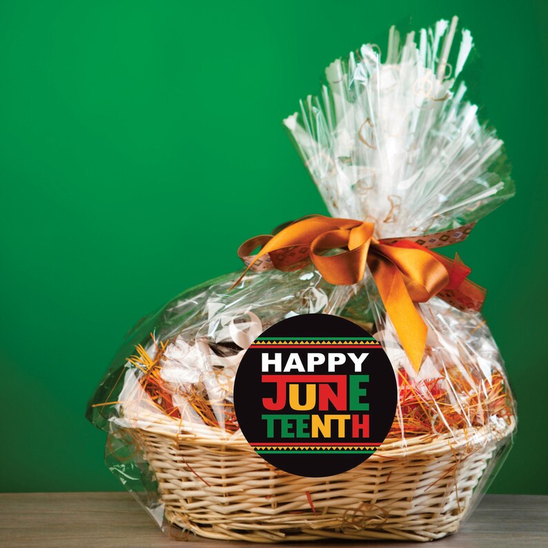Happy Juneteenth Stickers, Freedom Day Stickers, Black Pride Labels ...